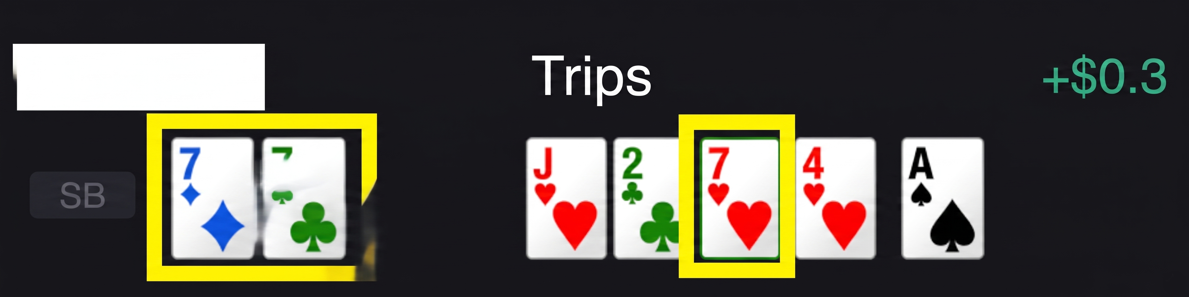 the player had no hands additionally obtained from the pair of Qs and ended up losing.