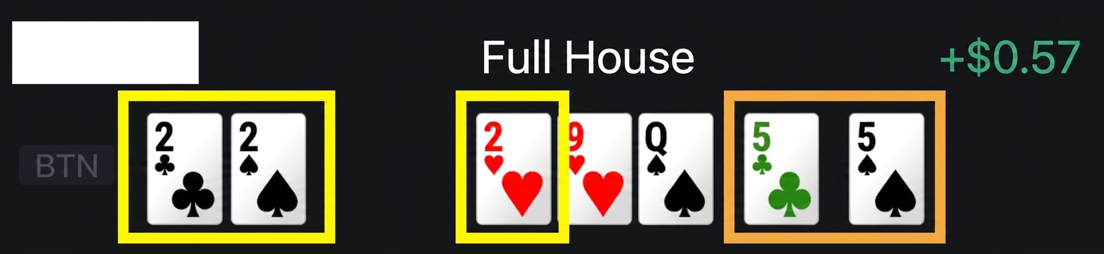 the pair of 5s are board cards, so they naturally have them too.