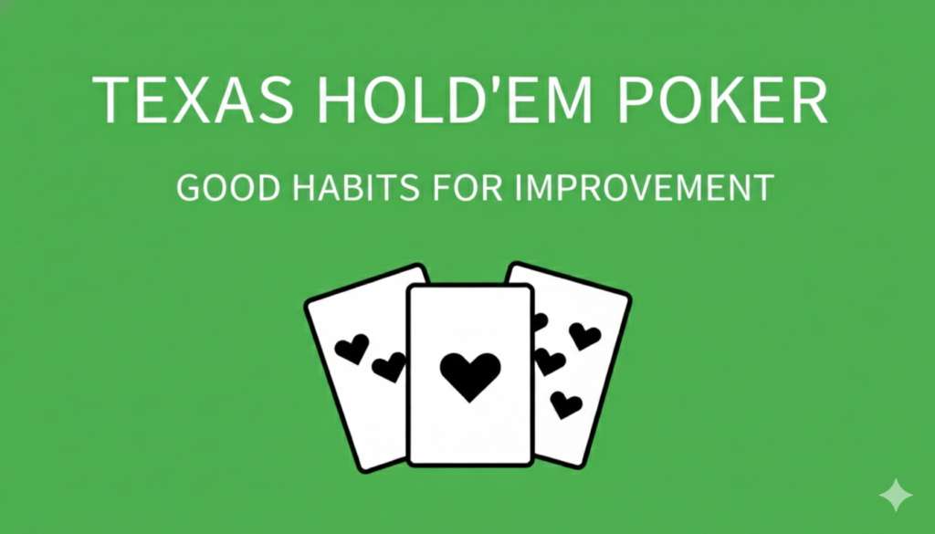 texas hold'em habits to improve