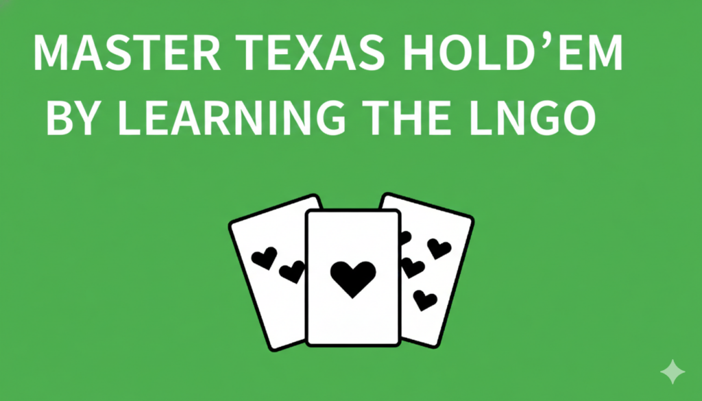 texas hold'em lingo