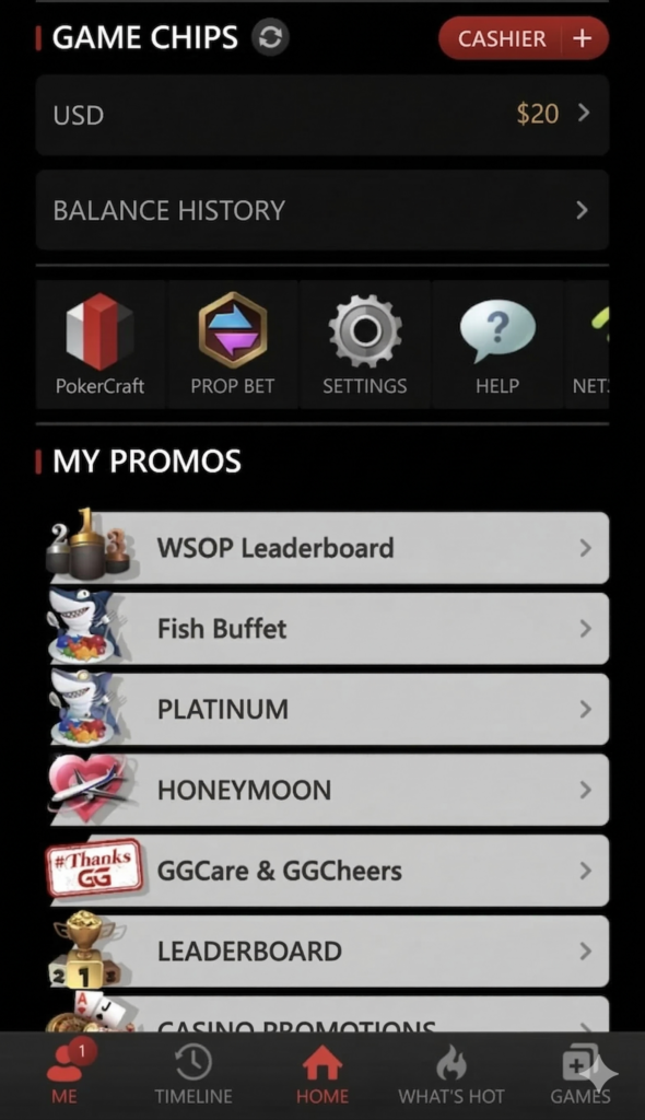 PokerCraft on your GGPoker My Page