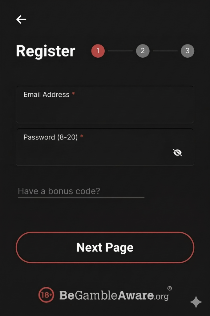 enter personal details