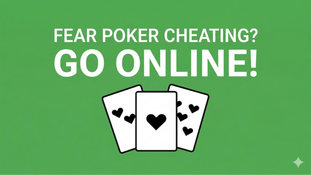 If You're Afraid of Poker Cheating, Go Online!