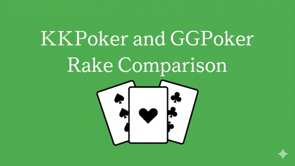 Rake comparison KKPoker and GGPoker