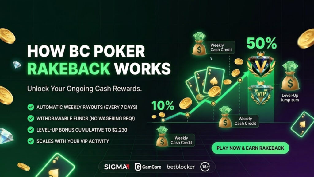 How BC Poker Rakeback Works