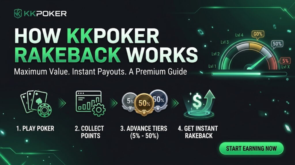 How KKPoker Rakeback Works