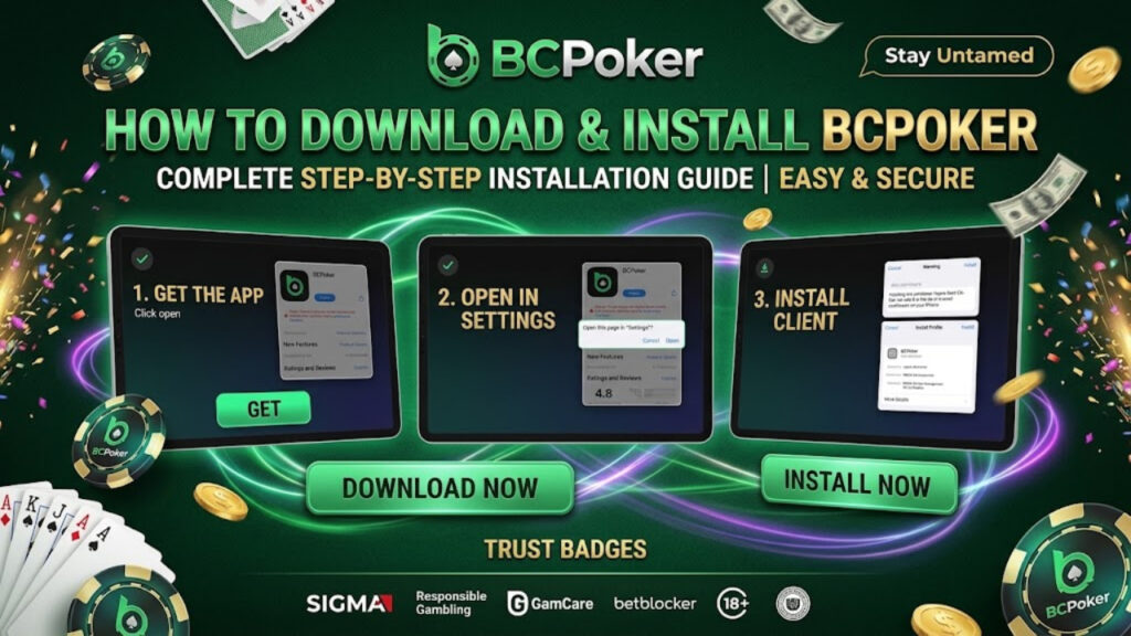 How to Download and Install BC Poker