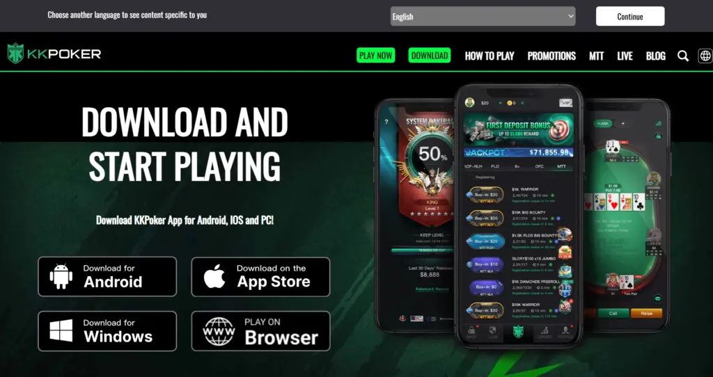 KKPoker Mobile