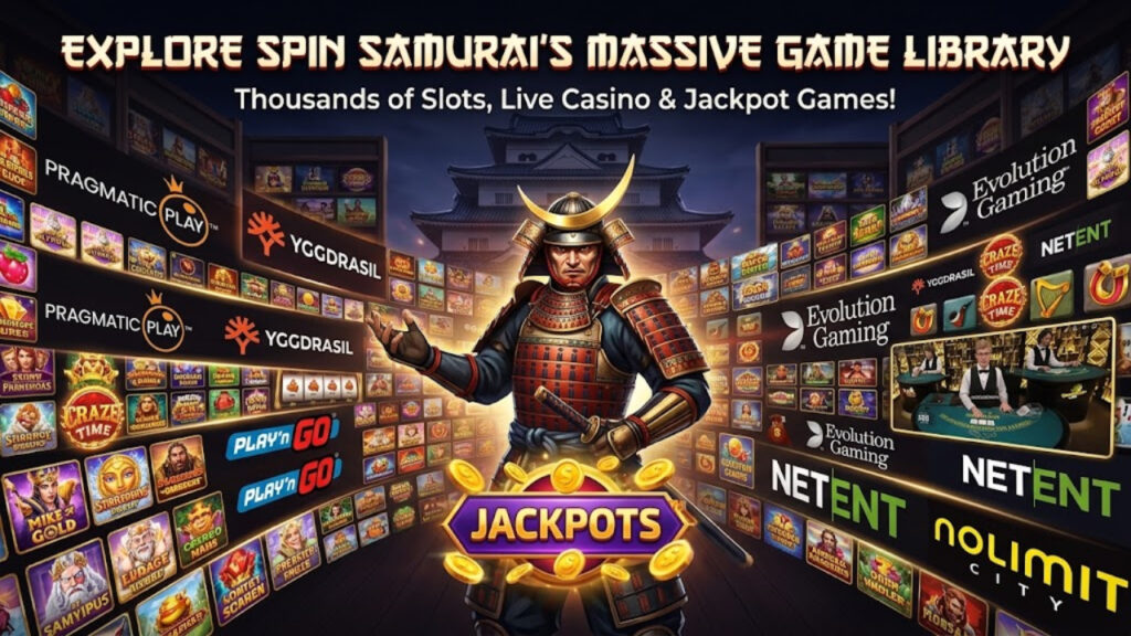 Spin Explore Spin Samurai's Massive Game Library