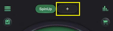 SpinUpのプレイ画面