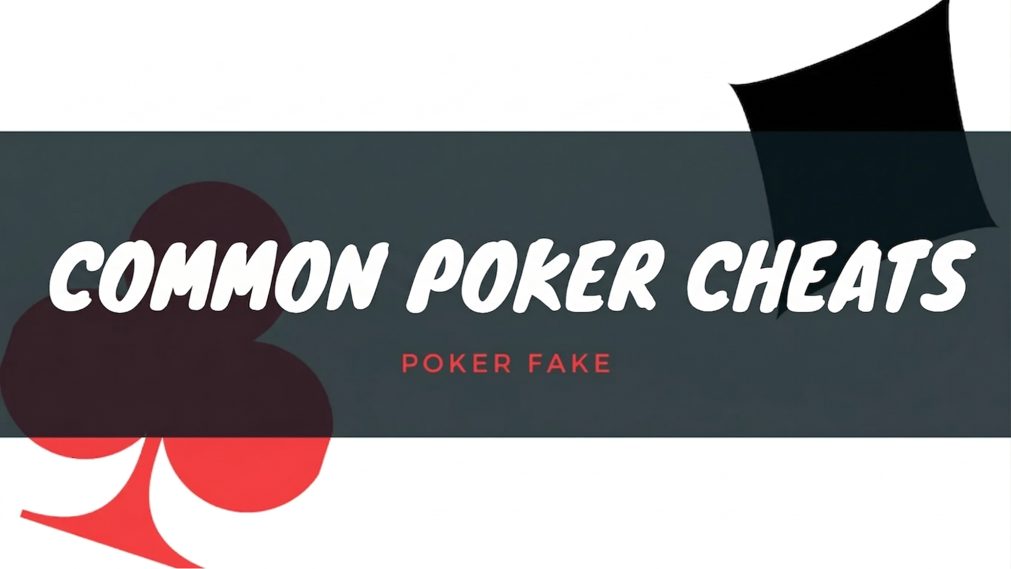 common poker cheats