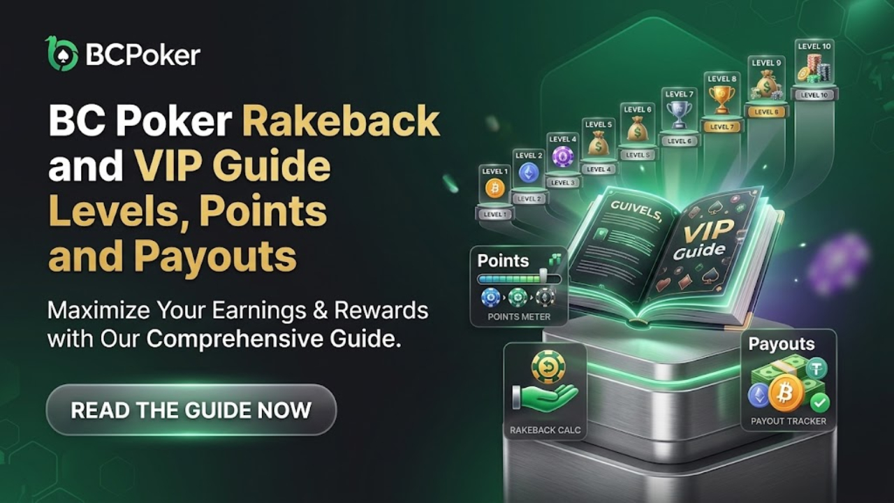 BC Poker Rakeback and VIP Guide: Levels, Points and Payouts