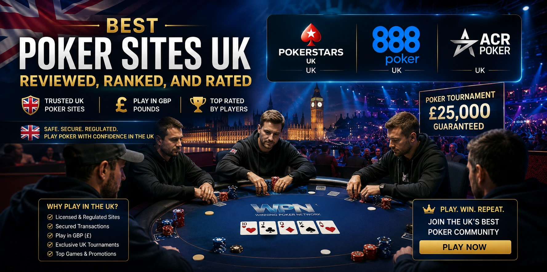 Best UK poker sites