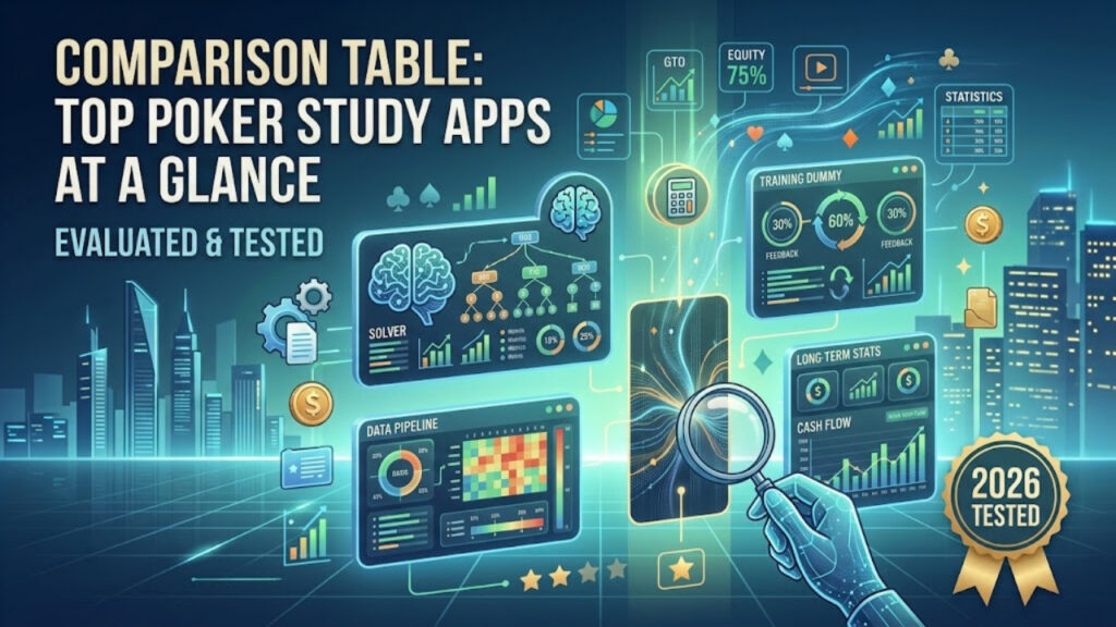 Comparison Table: Top Poker Study Apps at a Glance