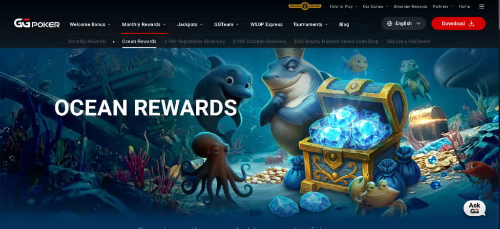 GGPoker Ocean Rewards