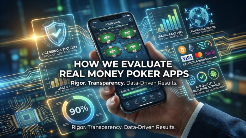 How We Evaluate Real Money Poker Apps