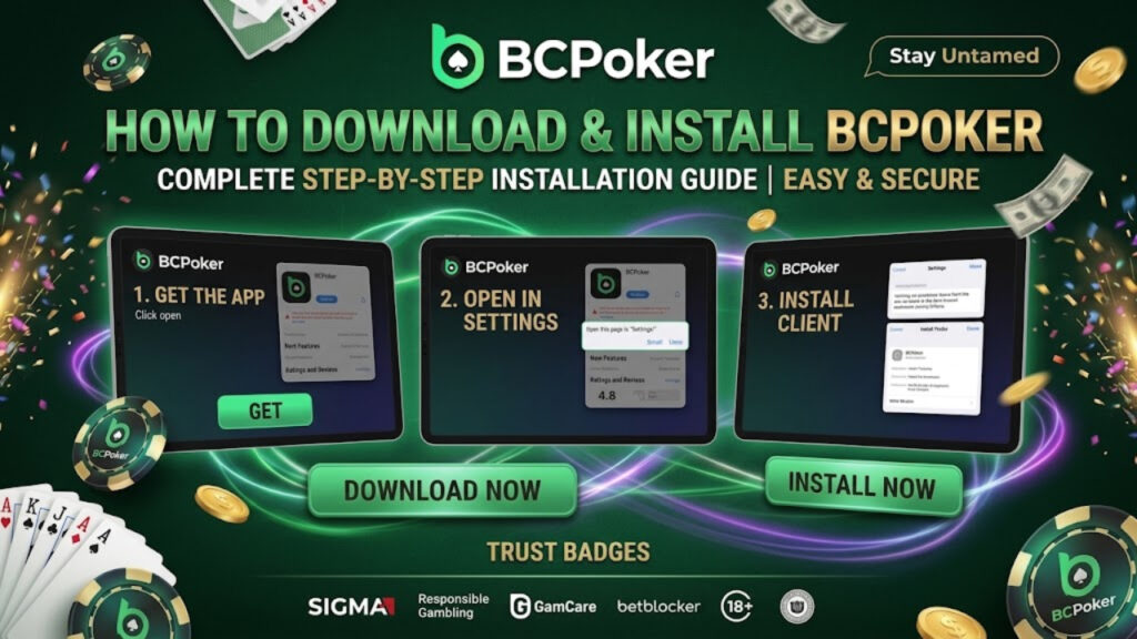 How to Download and Install BC Poker