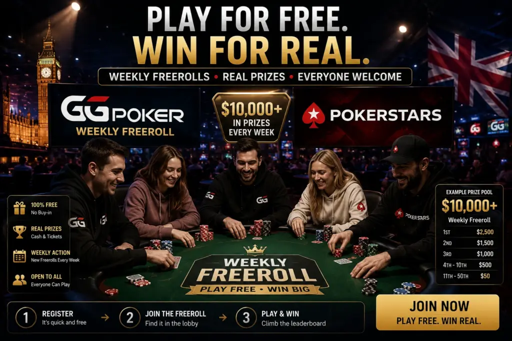 Poker Freeroll sites