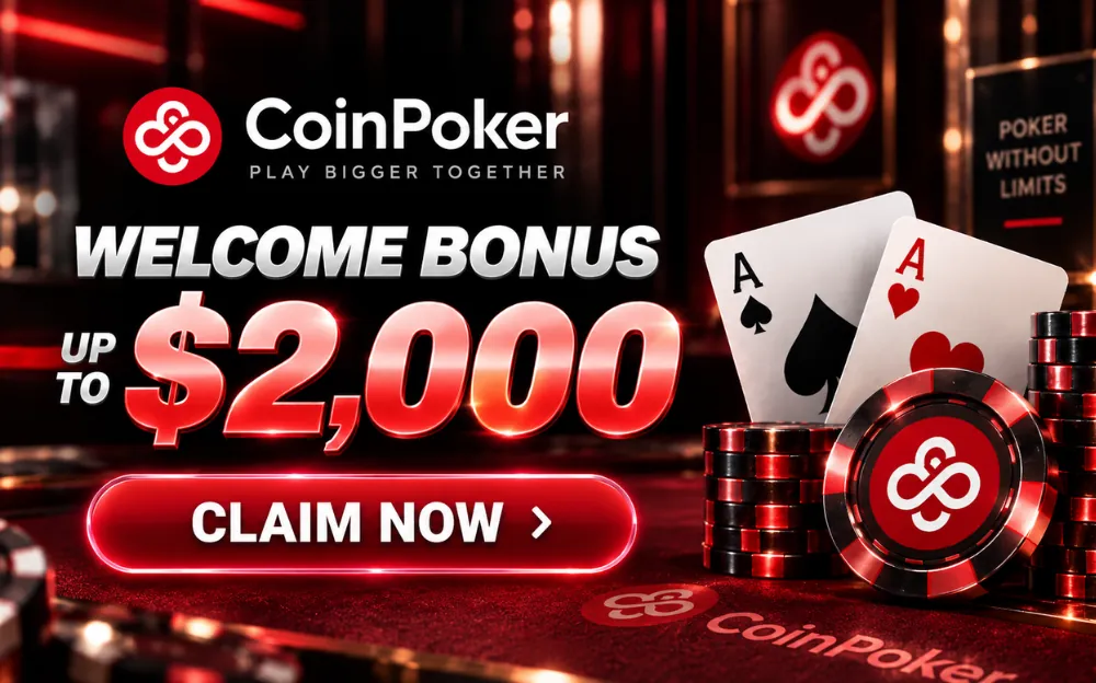 CoinPoker Welcome deposit bonus