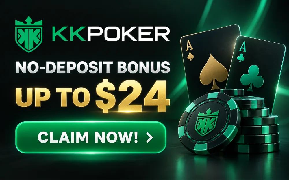 KKPoker no deposit bonus