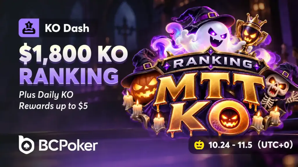 BCPoker ko dash