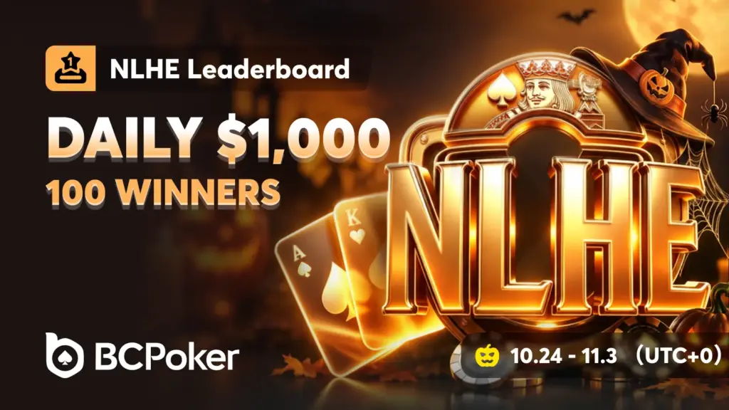 BCPoker NLHE Leaderboard
