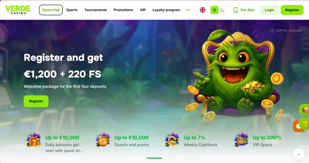 VerdeCasino Bonus