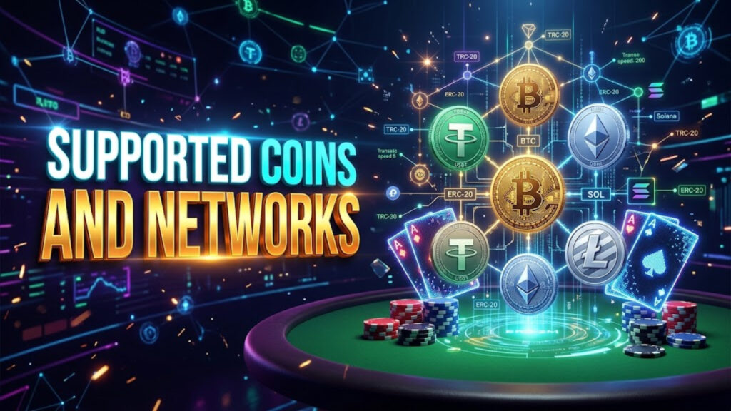Supported Coins and Networks