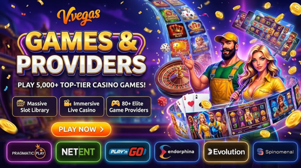 V Vegas Casino Games and Software Providers